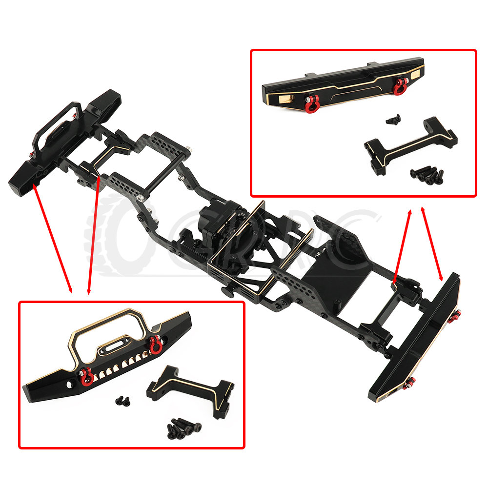 TRX4M Brass Black Coating Fron - Rc Hobby Warehouse review and price