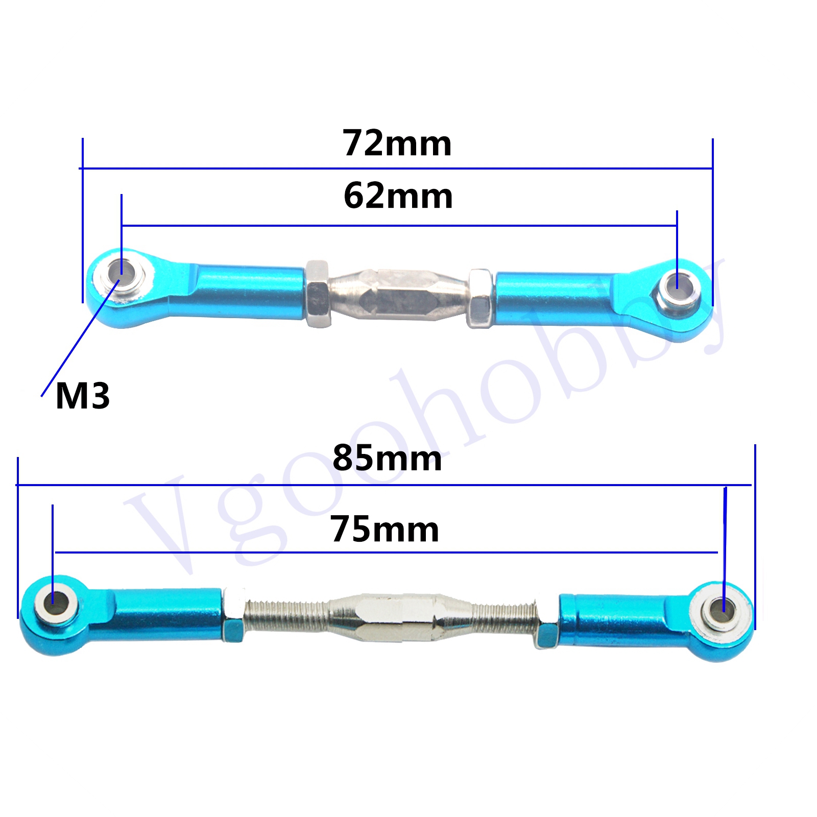 4Pack Metal Alloy RC Turnbuckl - Rc Hobby Warehouse review and price